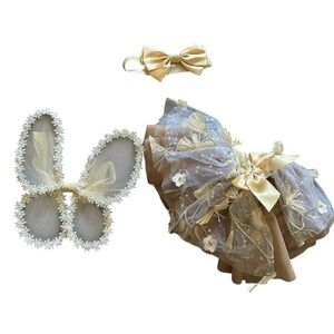 {Elly & Emmy} 0-12 Months Tutu Baby Girls 3-pc. Baby Gift Set